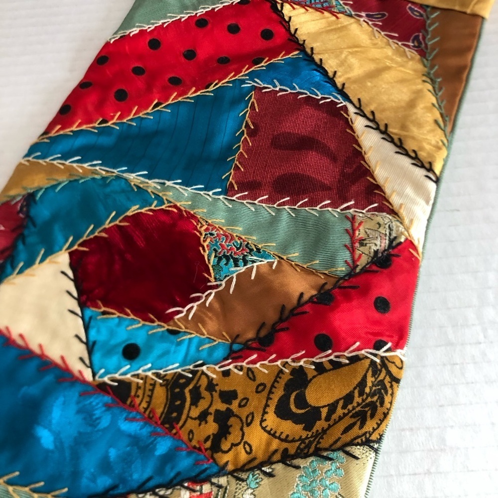 Hand Made Patchwork Holiday Stocking - Picture 9 of 10